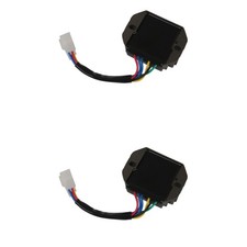2 Pack GX345 LX279 For John Deere Voltage Regulator AM126304 245 285 325 455