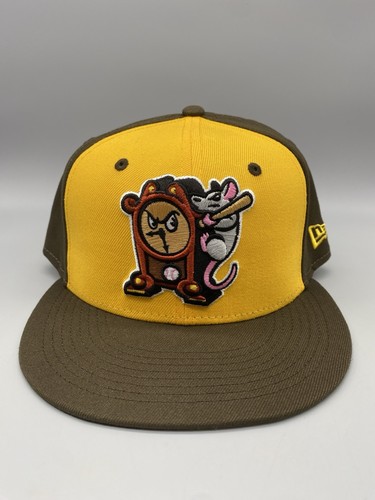 New Era Mütze gelb Hickory Crawdads Nights Hickory Dickory Docks FITTED 7 3/8