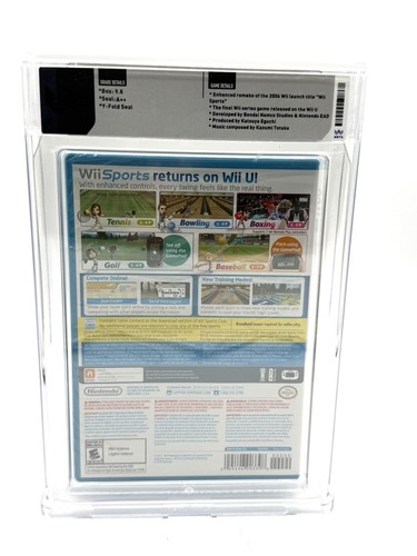 Wii Sports Club (Nintendo Wii U, 2014), GRADED WATA 9.8A++ - Picture 2 of 2