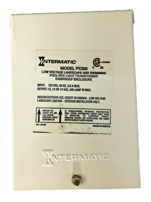 Intermatic PX300Painted   300W Pool & Spa Safety Transformer in Beige Steel
