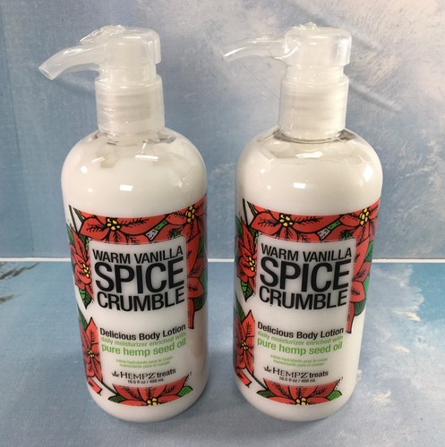 HEMPZ Warm Vanilla Spice Crumble Lotion, 2 Pack, 16.5 oz (488 mL) Each - Picture 6 of 6