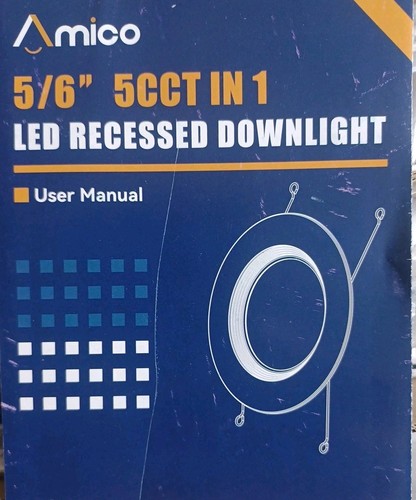 Amico 5/6 inch 5CCT LED Recessed Lighting 24 Pack, Dimmable, IC & Damp Rated,... - Picture 10 of 11