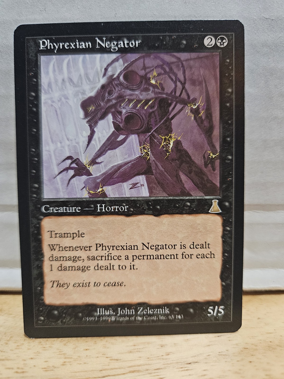 MTG Phyrexian Negator - Urza's Destiny Lightly Played/Reg English