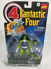 Hasbro Marvel Legends Retro Card Fantastic Four She Hulk 6  Action Figure MOC