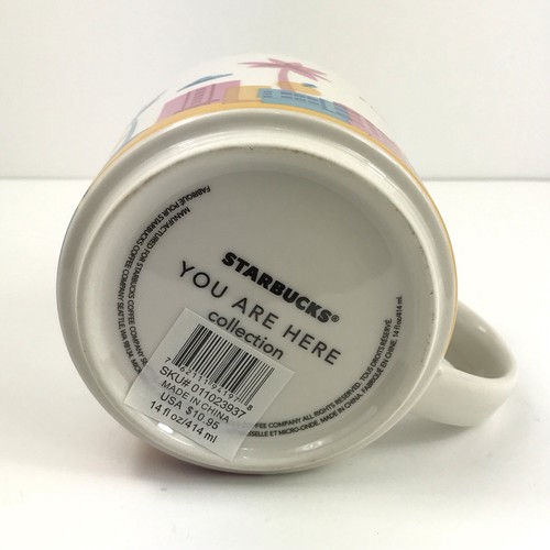 Starbucks Coffee You Are Here Collection 14 Oz Mug FLORIDA 2013 w/Sticker No Box - Picture 5 of 5