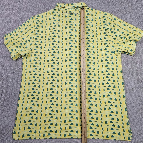 WILLIAM MURRAY GOLF Building Bridges Polo Golf Shirt Yellow Mens Size XL - 第 8/11 張圖片