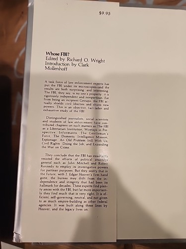 Whose F.B.I.? Edited by Richard Wright, 1974 Trade Paperback - Picture 4 of 6