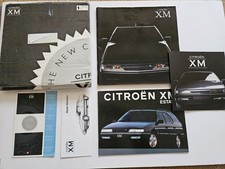 CITROEN XM LAUNCH SALES BROCHURE PACK 1989