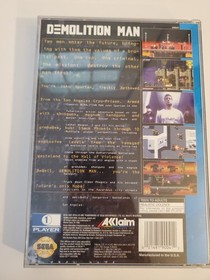 Demolition Man (Sega CD, 1995) CIB Comes With Manual And Registration Card READ