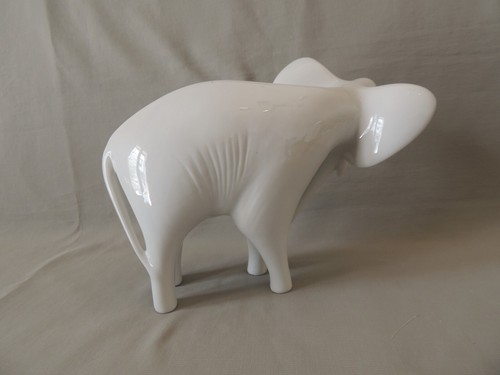 ROYAL DUX original porcelain elephant figure 889-24 Czechoslovakia - Picture 3 of 14