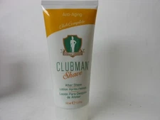 CLUBMAN SHAVE AFTER SHAVE ANTI AGING 5.5 oz MEN CLUB COMPLETE NEW