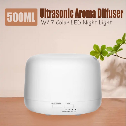 Desktop Luftbefeuchter Wasser Zerstäuber 500ml Nebel Ätherisches Öl Diffusor für Zuhause USA - Bild 1 von 12