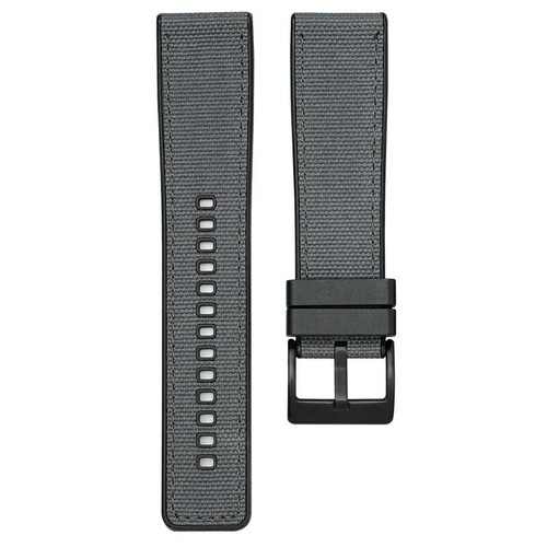 Fabric Silicone Wrist Band 22 24 20mm Quick Release Watch Strap Rubber Bracelet - Picture 26 of 35
