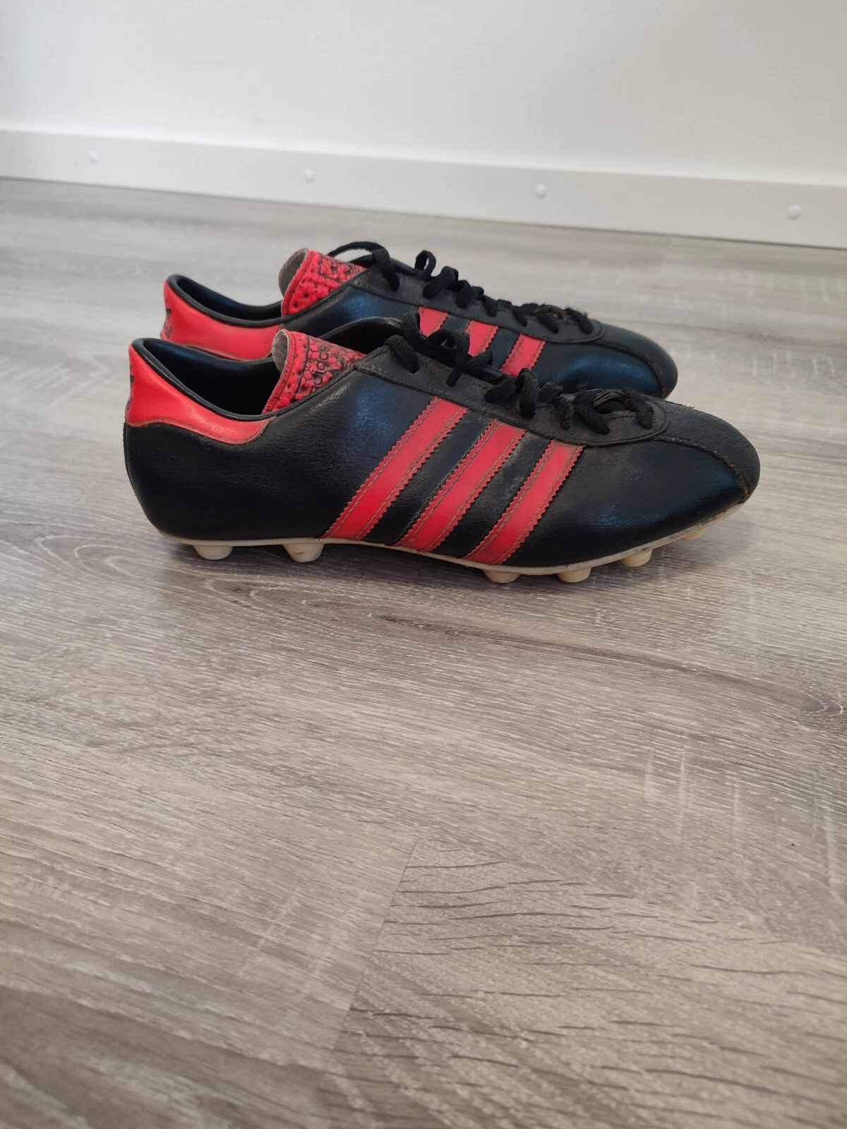 Scarpe da calcio Adidas Chille vintage anni 70 80 made in West Germany tacchetti