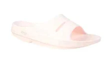 OOFOS Womens OOahh Slide Blush 10