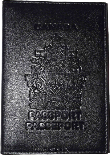 Funda pasaporte de cuero canadiense. Cartera. Estuche pasaporte Canadá. Porta pasaporte - Imagen 9 de 12