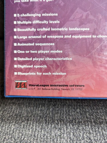 Sabre Team Special Air Services Attack Squad Videogioco PC vintage sigillato 1994 - Foto 10 di 13