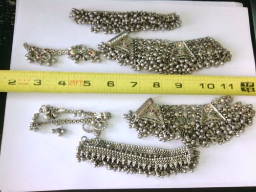 6- NICE Handmade Sterling Silver Middle Eastern Belly Dancing Anklets. BUY NOW! - Picture 9 of 11