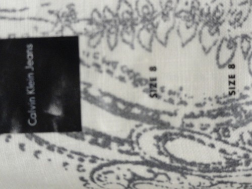Calvin Klein Capris 100% Linen Ivory Cropped Women's 8 NWT Hem Ties Pants Beachy - Picture 14 of 21