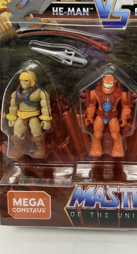 Mega Construx MASTERS OF THE UNIVERSE Heroes He-Man vs Beast Man, 2 Figurines - Picture 2 of 3