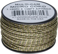Atwood Rope MFG Micro Cord 1.18 mm Diameter 125ft Multi-Cam Nylon Rot Resistant