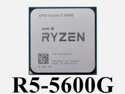 AMD Ryzen 5 5600G R5-5600G 6C 16MB Desktop 3.9-4.4GHZ socket AM4 CPU processor