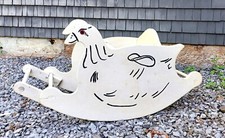 Unique Vintage 1940's handmade Child's Duck Rocker