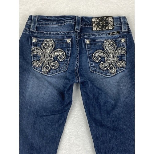 Miss Me Skinny Jeans Damen Medium Wash Blau Größe 28 - Bild 11 von 15