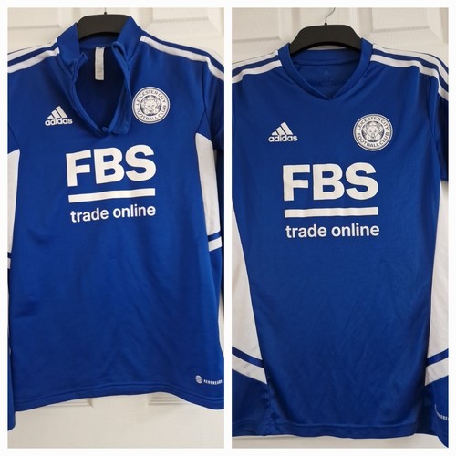 Camisa de entrenamiento de manga larga emitida por el jugador del Leicester City 22/23 niños mujeres - Imagen 2 de 12