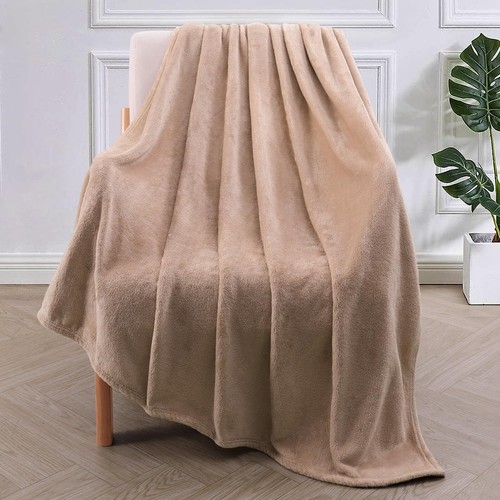 Extra Large Fleece Throw Blanket for Couch Sofa 300GSM Super Soft and Warm Bl... - Picture 2 of 8