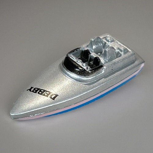 Micro Machines Trophy Series Blue Silver Derby Speed Boat 1987 Galoob Vintage - Picture 3 of 16