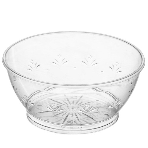 100 Pack 6oz Clear Hard Plastic Bowls Disposable Bowls for Dessert Ice Cream - Picture 3 of 6