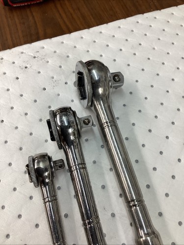 Craftsman Thumb wheel Ratchet Set. 1/2-43797. 3/8-43793. 1/4-43795. 3-Pieces  - Bild 5 von 13