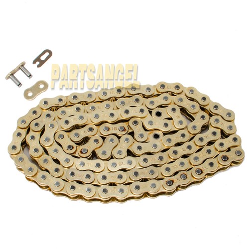  Gold 520x106 Drive Chain for Kawasaki Ninja EX250R KL650 KLR650 Honda XR200R - Picture 2 of 3