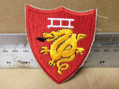 US Marine Corps - 3rd Marine Amphibious Force Embroidered Patch (NOS) - Picture 2 of 3