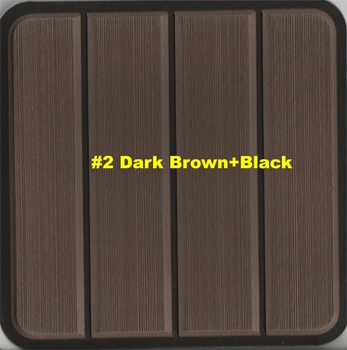 Sea Ray 340 Swim Platform Transom Pad Boat EVA Foam Faux Teak Deck Floor Mat - Imagen 14 de 24
