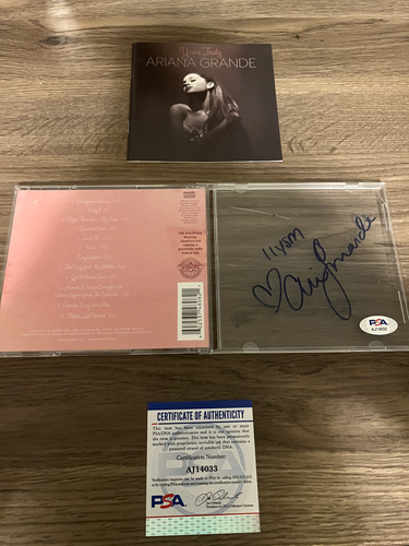 Ariana Grande AUTHENTIC Yours Truly AUTOGRAPHED CD CASE ~ PSA Authenticated! - Picture 3 of 8