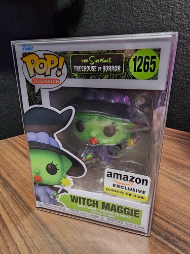 Funko Pop! Television: The Simpsons - Witch Maggie (1265) Amazon Exclusive Glow! - Imagen 8 de 11