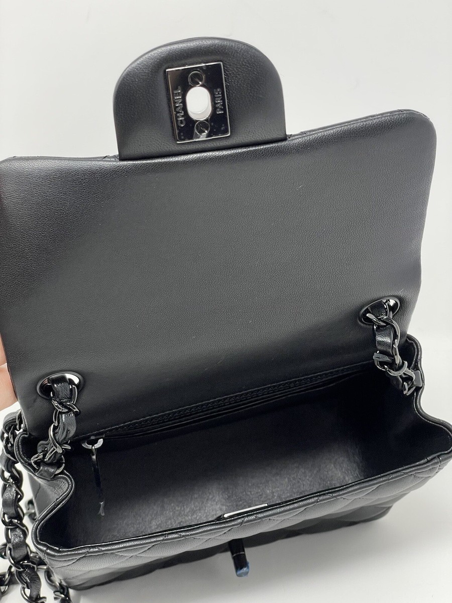 Chanel Mini Square “So Black” | eBay