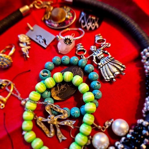 Lot de bijoux vintage à porter détourner ou restaurer - lbb0337 - Foto 6 di 9