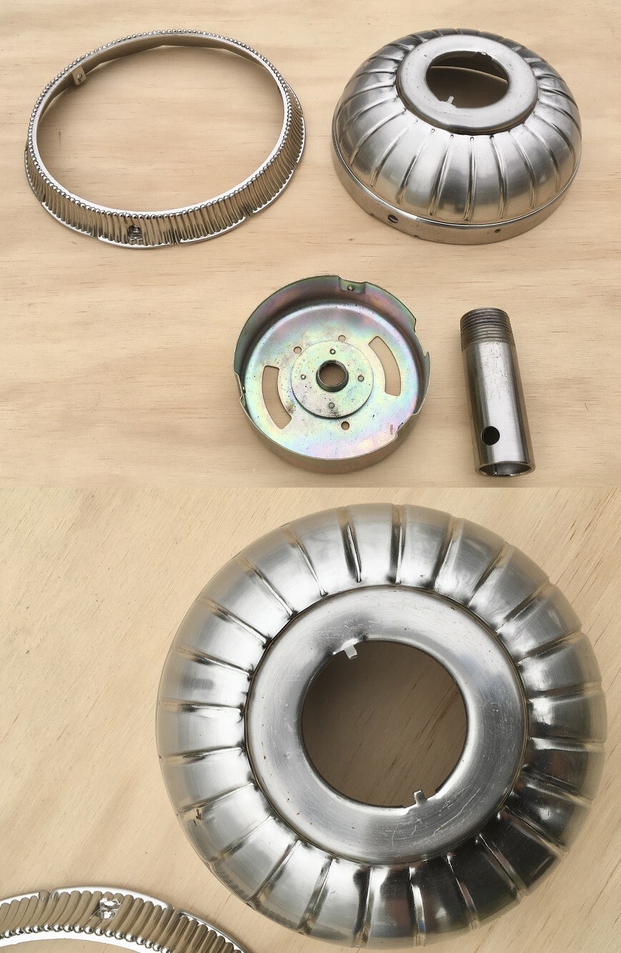 Rare Vintage Hunter MEDALIST SERIES Art Nouveau Ceiling Fan for Parts