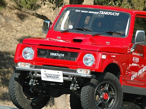 Jimny Front Recovery Tow Point Hook Stainless TANIGUCHI SJ413 SJ410 JA SAMURAI - Picture 5 of 9
