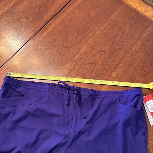 Greys Anatomy Scrub Pants Women 4XL Purple 5-Pocket Cargo #2208X - Picture 12 of 14
