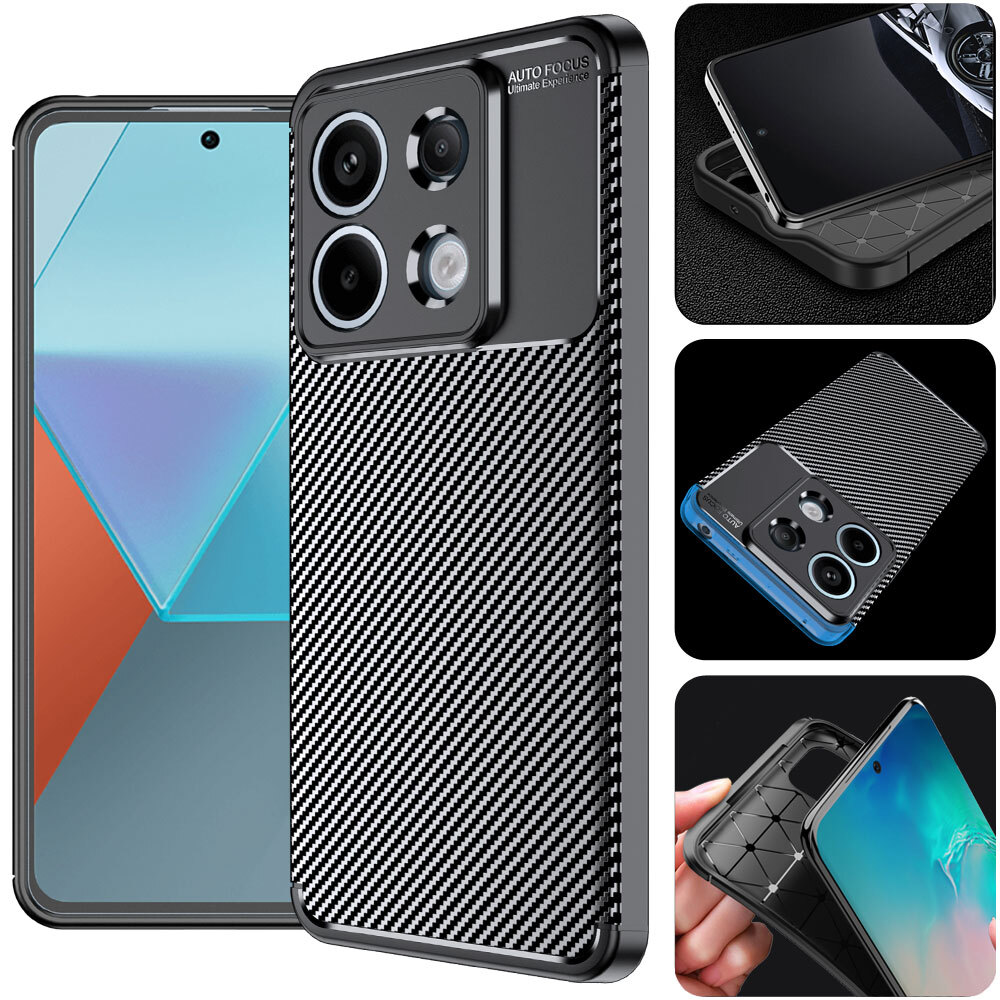 Lanhiem Cover Compatibile con Xiaomi Redmi Note 13 Impermeabile [IP68 Waterproof] Custodia Subacquea Antiurto Resistente con Protezione dello Schermo per Redmi Note 13 5G,Nero