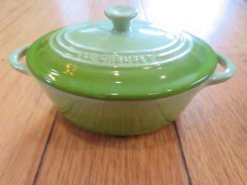 Lot of 2 Le Creuset Mini Petite Round & Oval Individual Cocotte Casserole EUC - Picture 5 of 19