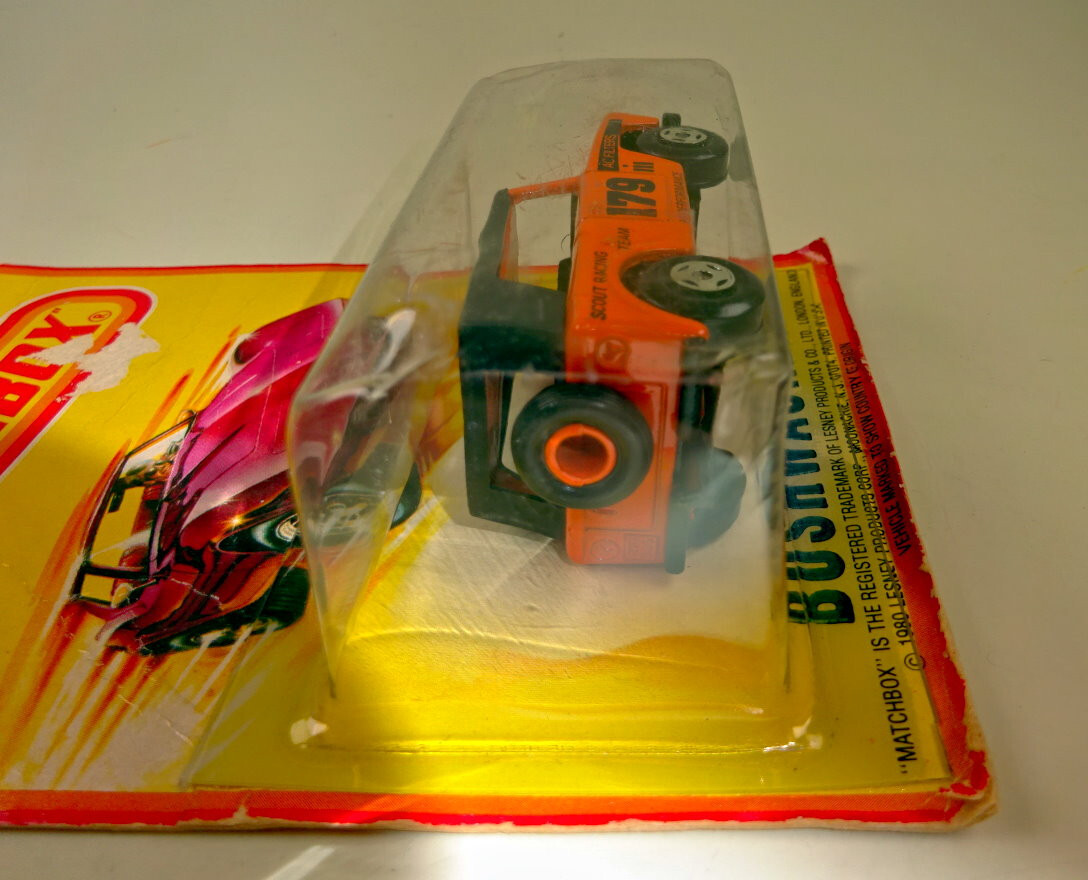 Matchbox Superfast Nr. 18A Field Car Bushwacker orange schwarz USA Modell