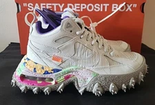 NIKE OFF WHITE AIR TERRA FORMA DQ1615-100 SIZE 5 SUMMIT WHITE TREAD LIGHTLY