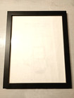 Large Plastic Black Border Rectangular Picture Frame
