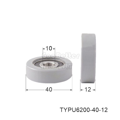 Rollen für Tore mit Lager Laufrolle Führungsrolle Ø 3 6 10 - 20 mm Polyurethane - Bild 36 von 48