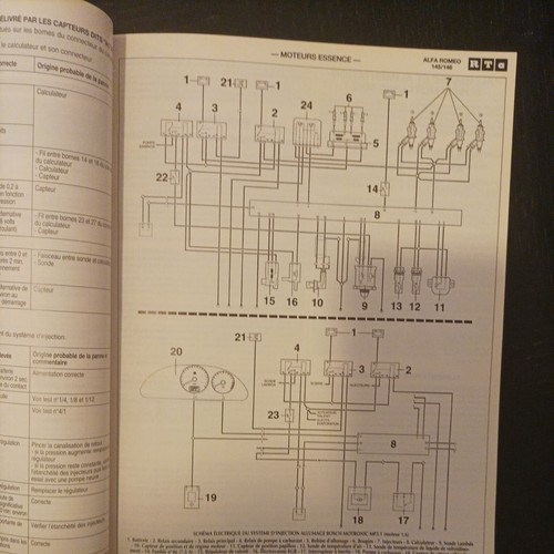 Revue Technique ALFA ROMEO 145 146 1.3 1.6 Boxer 1.9 TD diesel Essence - Picture 6 of 17